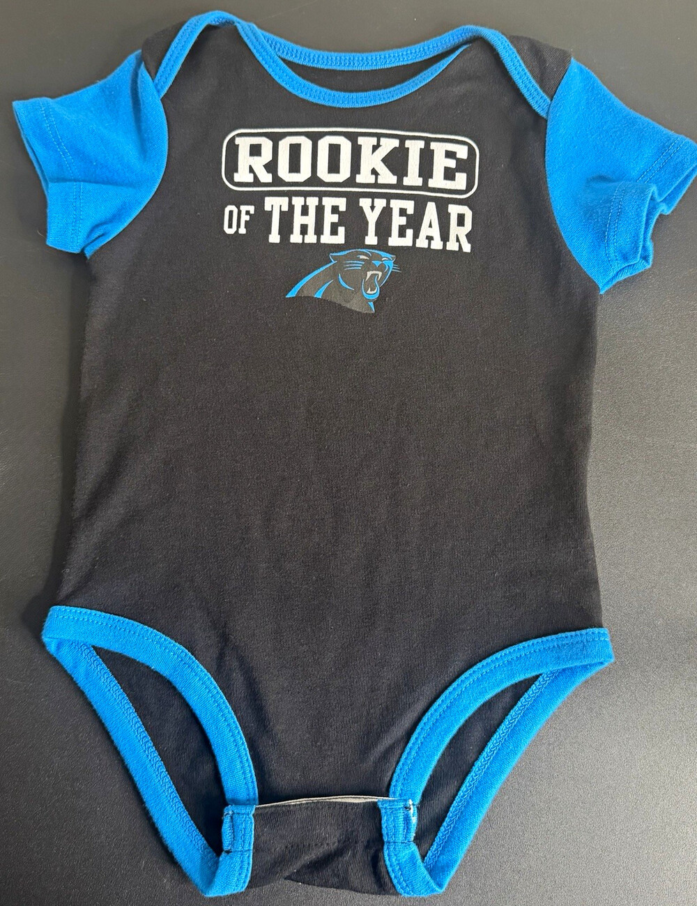 NFL Team Apparel Carolina Panthers Rookie of the Year Bodysuit 18M